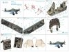 Quinta Studio QD35054 Ju 87G 3D-Printed & coloured Interior on decal paper ( Border Model ) 1/35
